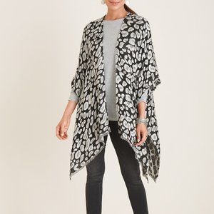 Leopard-print ruana from Chico's